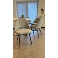 thumbnail image 2 of KOSSMAI Fabric Upholstered Dining Side Chairs, Gray (Set of 4), 2 of 9