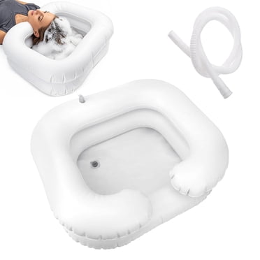 Inflatable Shampoo Basin - Portable Shampoo Bowl, Hair Washing Basin for Bedridden, Disabled,Injured, Elderly, Hair Washtub