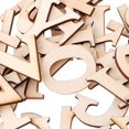thumbnail image 3 of GUOOL 52 Pieces A-Z Wooden Capital Letters Wood Lower Case Letters Embellishment for, 3 of 9