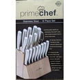 thumbnail image 3 of Ultra Sharp Stainless Steel Professional Grade Kitchen Chef Knife Set with Wooden Block Prime Chef Stainless Steel 18 Piece Block Set, 3 of 4