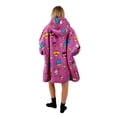 thumbnail image 4 of Hello Kitty x Friends Characters Purple Oversized Hooded Sweater, 4 of 7
