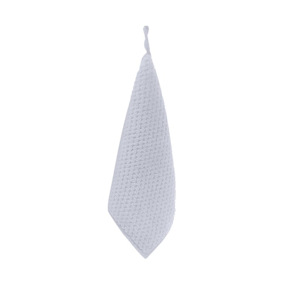 Petites Serviettes avec Boucle d'Accrochage, Serviettes pour Sécher les Mains pour Cuisine et Salle de Bain, Ensemble de Petites Serviettes Super Absorbantes et Douces avec Boucle d'Accrochage, Serviette Lavable à la Machine à Séchage Rapide (Beige) 9.84 Pouces