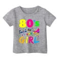 thumbnail image 4 of Chandail à Manches Longues pour Enfants Filles Tenues pour Tout-Petites Fille Carnaval pour Enfants Couleur Imprimée Col Rond T-Shirt à Manches Courtes, 4 of 4