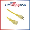 thumbnail image 2 of LifeSupplyUSA 12/3 10 ft SJTW Lighted End Heavy Duty Extension Cord, 2 of 2