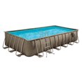 thumbnail image 1 of Funsicle 24'x12'x52" Oasis Rectangle Outdoor Above Ground Swimming Pool, 1 of 11