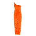 thumbnail image 4 of BLVB Plus Size Summer Cocktail Dresses for Women Off the Shoulder Ruched Long Dress Split Party Club Beach Sundress, 4 of 5