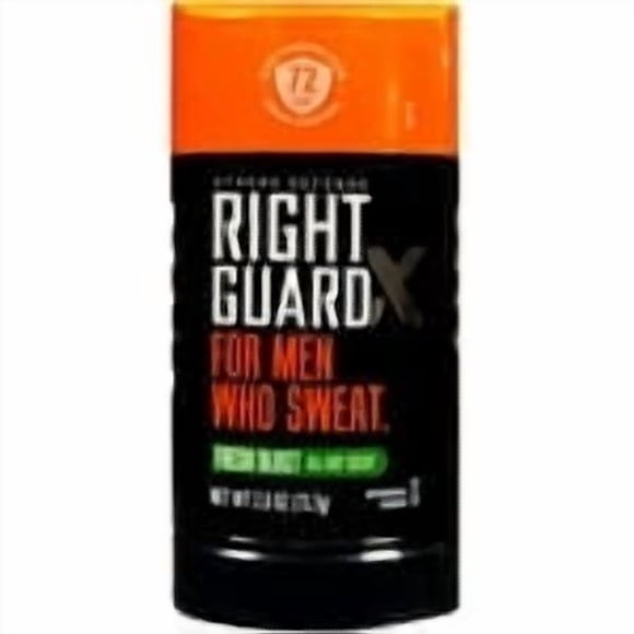 Right Guard Xtreme Defense 5, Parfum Explosion Fraîche, Lot de 1 Bâton - 2,6 oz