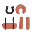thumbnail image 2 of BELOVING Face Cradle with Pillow for Massage Table Soft Complete Set Massage Headrest brown, 2 of 10