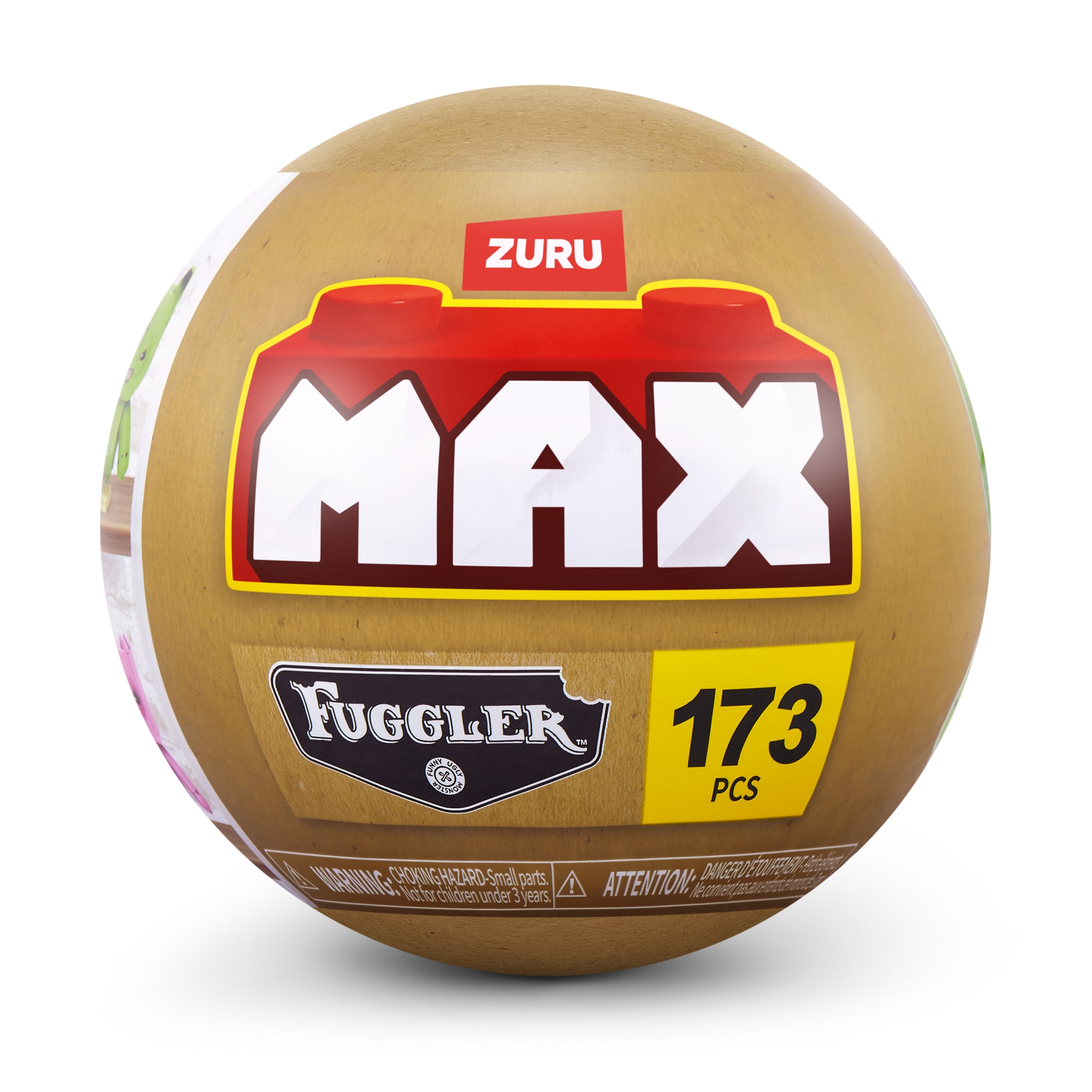 Collection MAX BUILD MORE Premium Fuggler Baddies (Alien agacé) par ZURU - Jeu de briques de construction en plastique pour enfants de 8 ans et plus