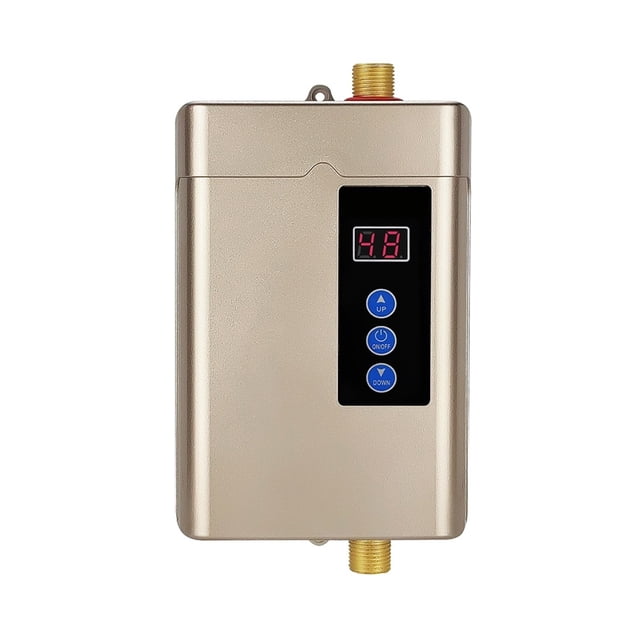Chauffe-eau Électrique Mini pour la Maison, Chauffe-Eau Instantané Sans Réservoir pour Robinet