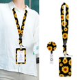 thumbnail image 3 of lionlar Cute ID Card Holder Lanyard with Clip Card Sleeve Accessories Hang Rope Keychain styleE, 3 of 9