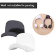 thumbnail image 3 of Punch-Free Headphone Bracket Storage Hook Adhesive Black / White: H5D4, 3 of 8