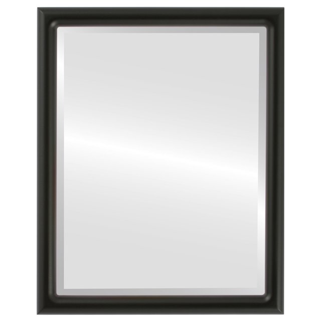 Miroir Encadré Pasadena - Noir Mat