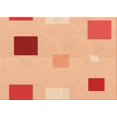 thumbnail image 1 of Ahgly Company Machine Washable Indoor Rectangle Transitional Bright Orange Area Rugs, 2' x 3', 1 of 7