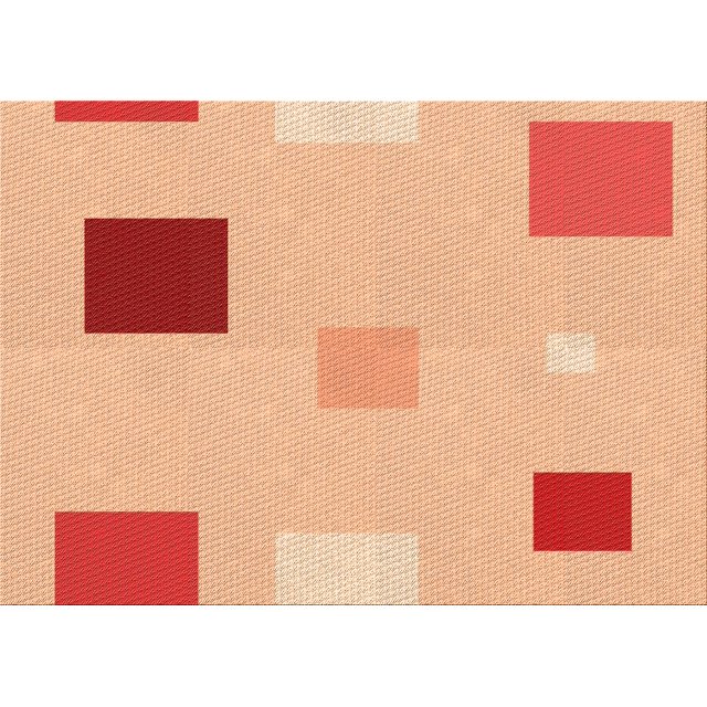 Ahgly Company Machine Washable Indoor Rectangle Transitional Bright Orange Area Rugs, 2' x 3'