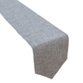 thumbnail image 2 of JASKFLY Long Table Sheer Runner for Weddings & Parties Solid Color Linen Table Runner 30x210cm(120 -150cm Tables)Dark Gray, 2 of 9