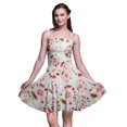 thumbnail image 1 of Bimba Robe d'Été Sans Manches Mini Fluide Teinture sur Nœuds pour Femme, Robe Soleil à Imprimé Floral - Grand, 1 of 5