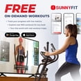 thumbnail image 4 of Sunny Health & Fitness Elite Smart Elliptical Cross Trainer Machine for Home, Extended Stride Length & Exclusive SunnyFit® App Enhanced Bluetooth Connectivity, 4 of 6