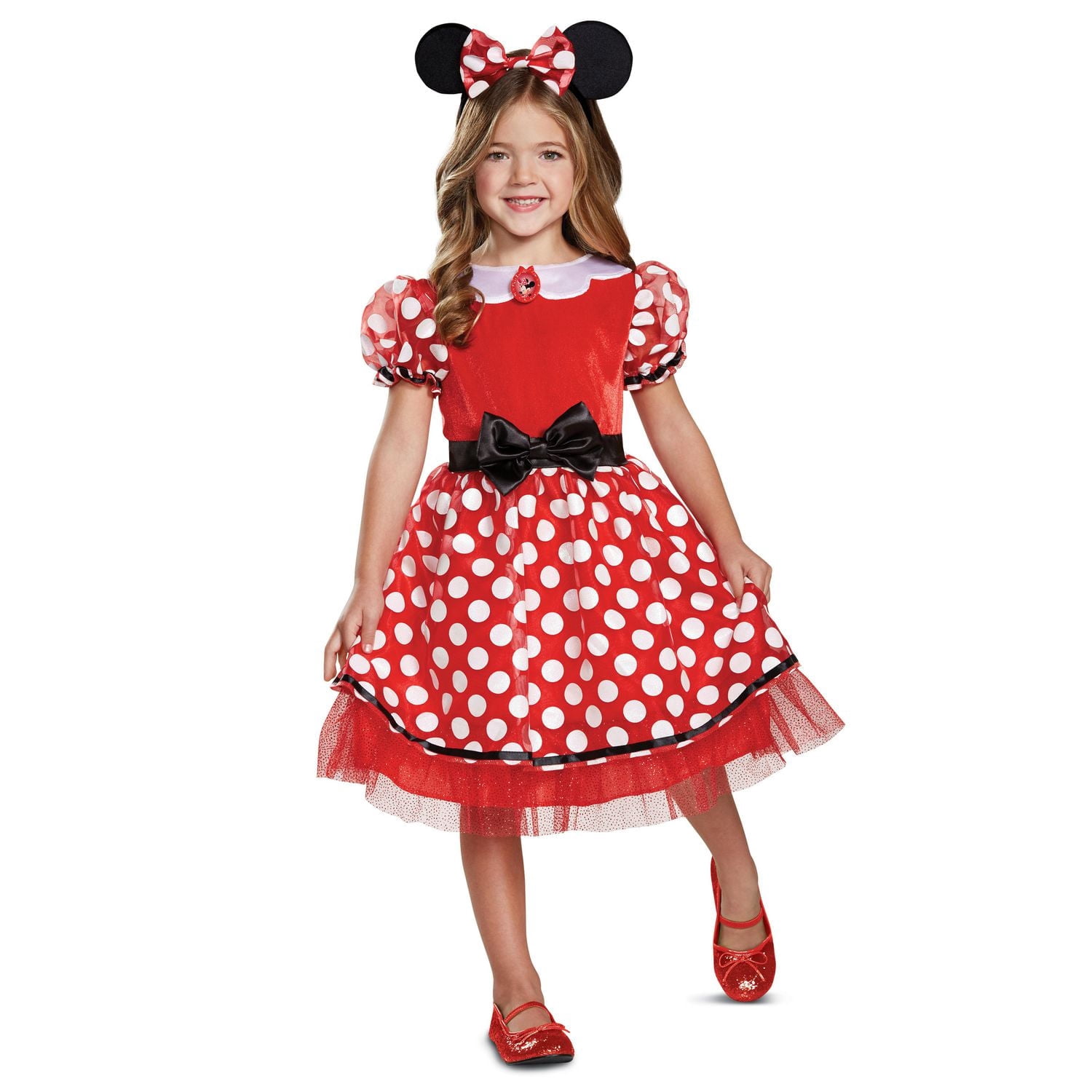 Child Girls Minnie Minnie Mouse Classic Costume