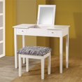 thumbnail image 3 of Rosebery Kids 2 Piece Bedroom Vanity Set in White and Black, 3 of 3