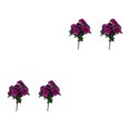 thumbnail image 1 of mmirethe 2x Faible Entretien Apparence Réaliste Faux Fleurs et Plantes Large Application Violet 2Set, 1 of 6