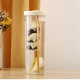 thumbnail image 1 of zanvins High Value Cup Folding Straw Tea Separator Water Bottle Portable Dropresistant Water Bottle, 1 of 6