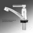 thumbnail image 2 of Qiilu ABS Plastic Single Cold Faucet Water Tap Bathroom Basin Kitchen Sink Accessories, Single Cold Water Tap, 2 of 6