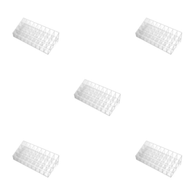 relayinert Compact Cosmetic Organizer Box For Efficient Space Utilization White Multiple 36 grids 5Set
