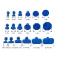 thumbnail image 3 of 18PC Car Dent Puller Kit - Aluminum Alloy T-Pull with Blue Tabs, M10 Thread for DIY Body Repair (Silvery), 3 of 9