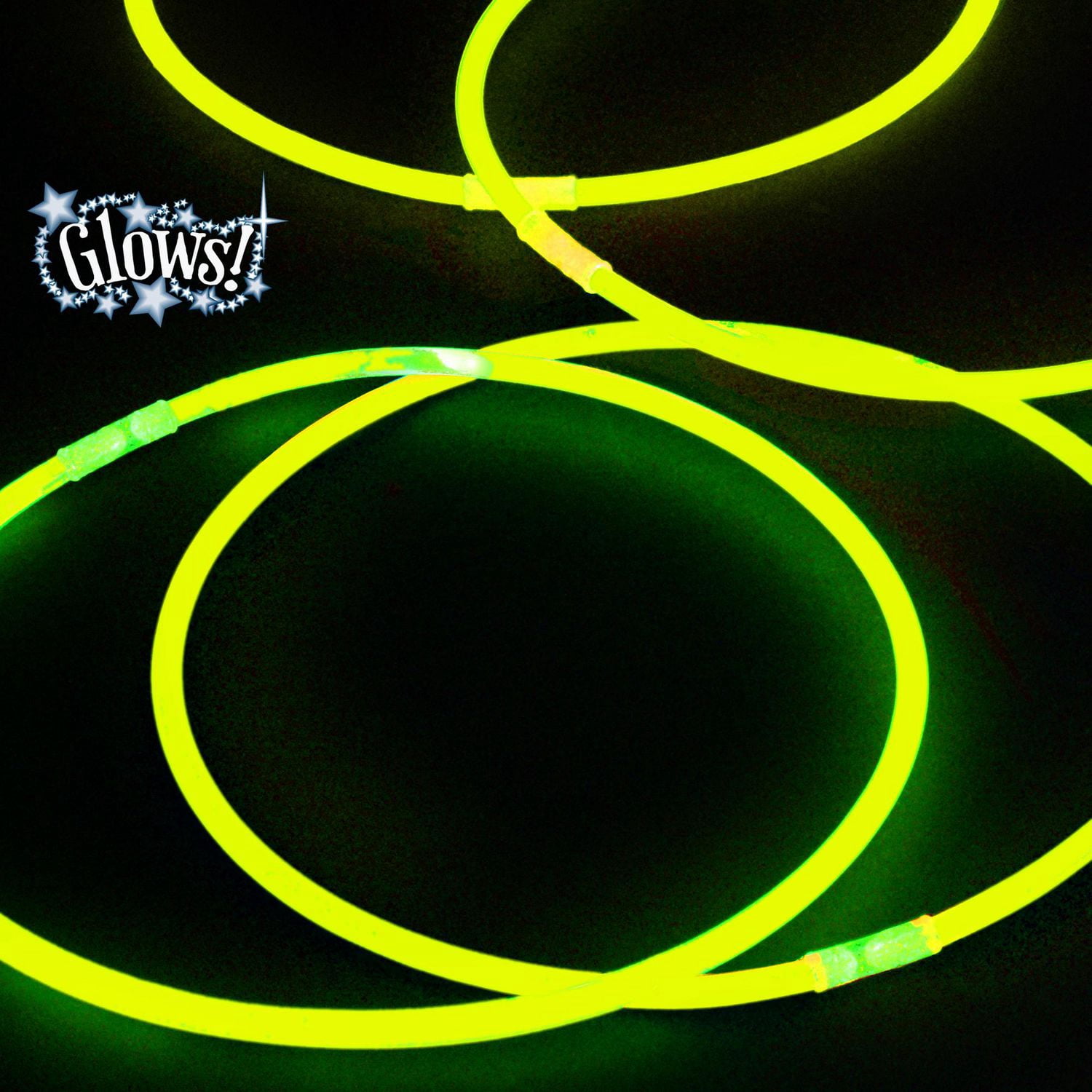 WAY TO CELEBRATE!  Collier lumineux, 4 Pièces de 23 cm, Jaune
