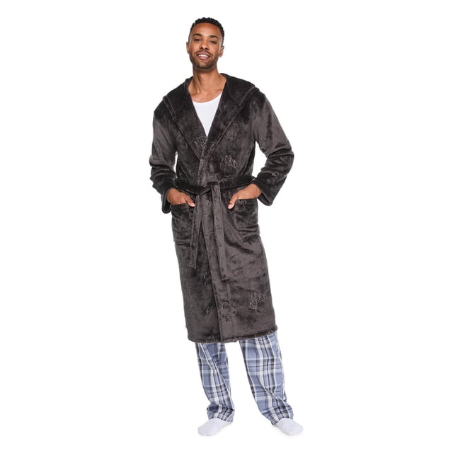 Robe de chambre à capuchon George pour hommes