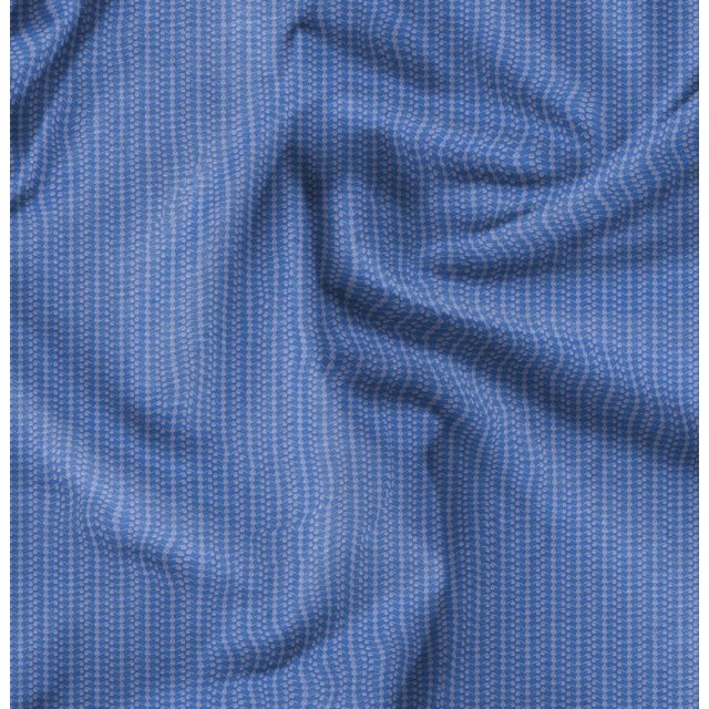 Soimoi Blue Moss Georgette Fabric Shells Ocean Print Fabric by the Yard 44 Inch Wide