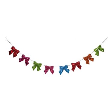 Holiday Time PL TT 6 FT BOW GARLAND Home Decor