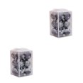 thumbnail image 3 of Decodeary 12piece Wedding New Year Navidad Pendant Ball Wide Application And Easy gray 2Set, 3 of 6