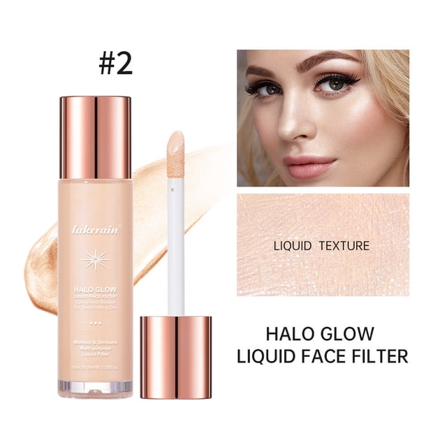 FcBaudy Cache-Cernes, Cache-Cernes à Embout Perfection Couvrante, Cache-Cernes Multi-Usage, Liquide Illuminateur de Maquillage, Anti-Transpiration et Longue Tenue pour Éclaircissant et Réparation du Visage 31,5 ml un Fond de Teint