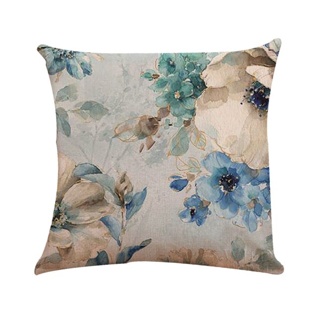 Jusqu'à 65 % de Réduction SMihono Housse de Coussin Imprimée Oiseau Fleur Style Européen 45x45