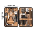 thumbnail image 3 of 24-Piece Stainless Steel Nail Clippers Set, Professional Grooming Tools with Scissors, Tweezers, and Files, Portable Organiser Case for Home and Travel Care, 3 of 6