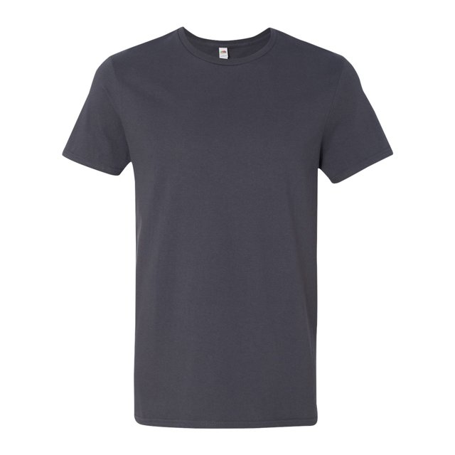 Fruit of the Loom T-Shirt Col Rond pour Hommes SF45R, L, Gris Anthracite