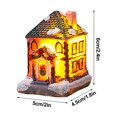 thumbnail image 3 of PENGXIANG Christmas Village LED Lighted Christmas Village Houses with Figurines  Christmas Village Collection Indoor Room Decor - Collectible Buildings, 3 of 14
