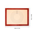 thumbnail image 2 of OULII Tapis de Cuisson Réutilisable en Silicone Antiadhésif Tapis de Four de Cuisine Feuille de Cuisson Alimentaire Kaki, 2 of 5