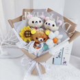 thumbnail image 3 of Graduate Teddy Bear Stuffed Animal Plush Toy Lover Rilakkuma With graduation Flower Bouquet Gift Box Birthday Graduation Gifts, 3 of 5
