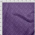 thumbnail image 4 of oneOone Georgette Viscose Purple Fabric Floral Craft Projects Decor Fabric Printed By The Yard 42 Inch Wide, 4 of 5
