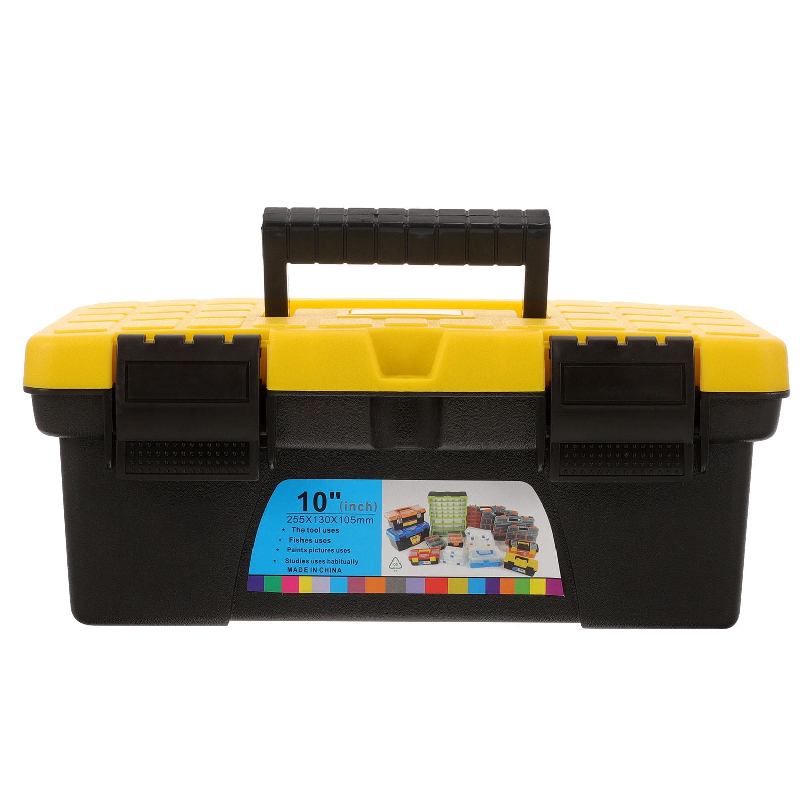 USHOBE Toolbox Case: Portable Plastic Tool Storage with Handle for Home