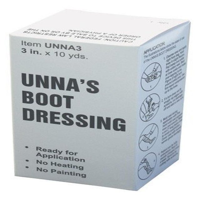 GF HEALTH PRODUCTS UNNA3 UNNAS BOOT DRESSING 3 DZ GRAFCO