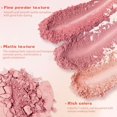 thumbnail image 3 of MAUXDA Blush Stick for Cheeks, Face Matte Contour Blush Makeup, Buildable Shimmer Facial Cheek Blusher Shades, Blendable Cosmetic Makeup Blush, Used on Face, Under Eyes, Chest, and Body, 3 of 6