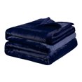 thumbnail image 1 of Unique Bargains Flannel Fleece Blanket Soft Warm Wide Hemmed, 1 of 10