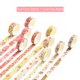 thumbnail image 3 of Craft Tape Colorful DIY 10 Rolls Decorative 6.56ft Masking Tape Planner Tape, 3 of 10