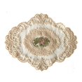 thumbnail image 2 of Luckyn Cotton Crochet Lace Tablecloth Floral Table Runner Cover Dustproof Table Doilies 1 Pcs, 2 of 5