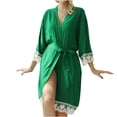 thumbnail image 2 of LSLJS Pyjama d'Intérieur Mode pour Femmes Pyjama à Manches Longues pour Femmes Chemises de Nuit Peignoirs d'Intérieur, Peignoirs Cadeaux pour Femmes, 2 of 6