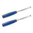 thumbnail image 1 of Wood Chisel, Comfortable Grip Wood Carving Chisel With Blue ABS Handle For Woodworking Slotting Chisel For Woodworking Flat Chisel 1/2in, 1 of 8